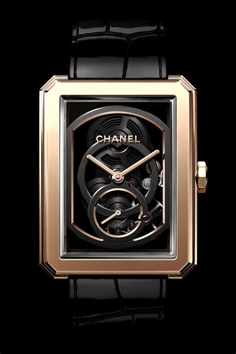 montre chanel boyfriend squelette|chanel's exceptional skeleton.